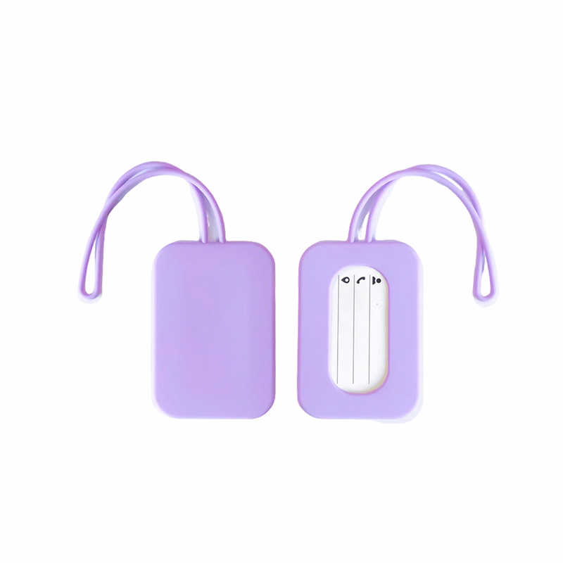 Silicone Luggage Tag With ID Slot