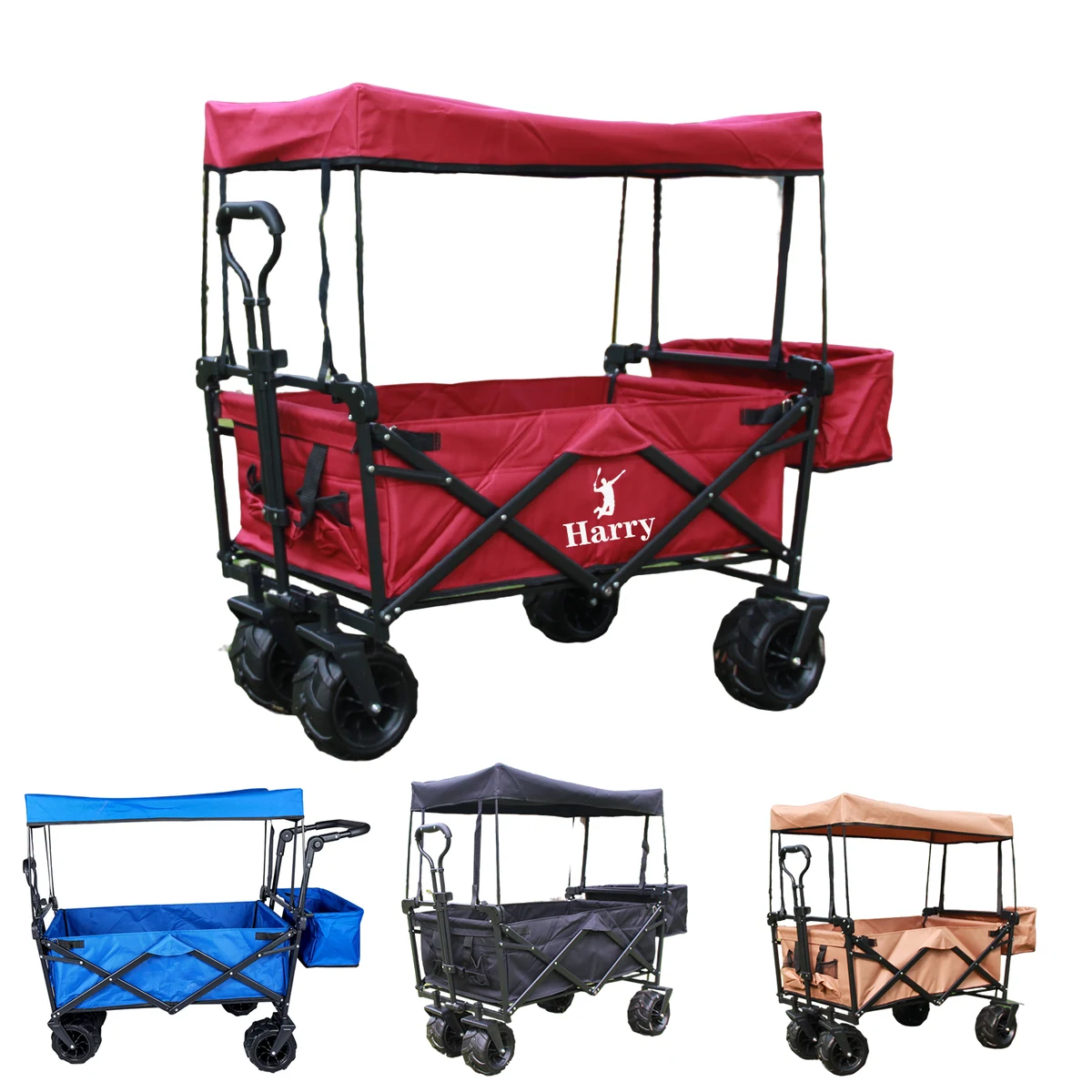 Foldable Wagon With Canopy 1