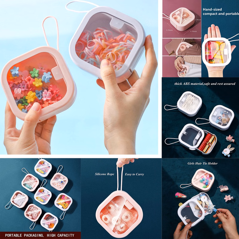 Hair Tie Organizer Boxes