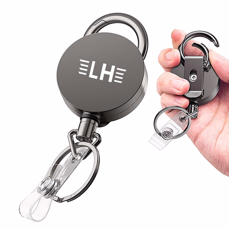Retractable Badge Holder ID Card Key Chain