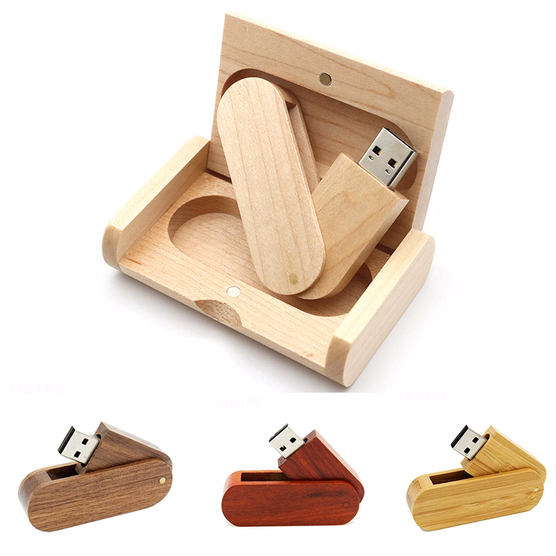 Wooden Oval 16Gb Usb Flash Drive
