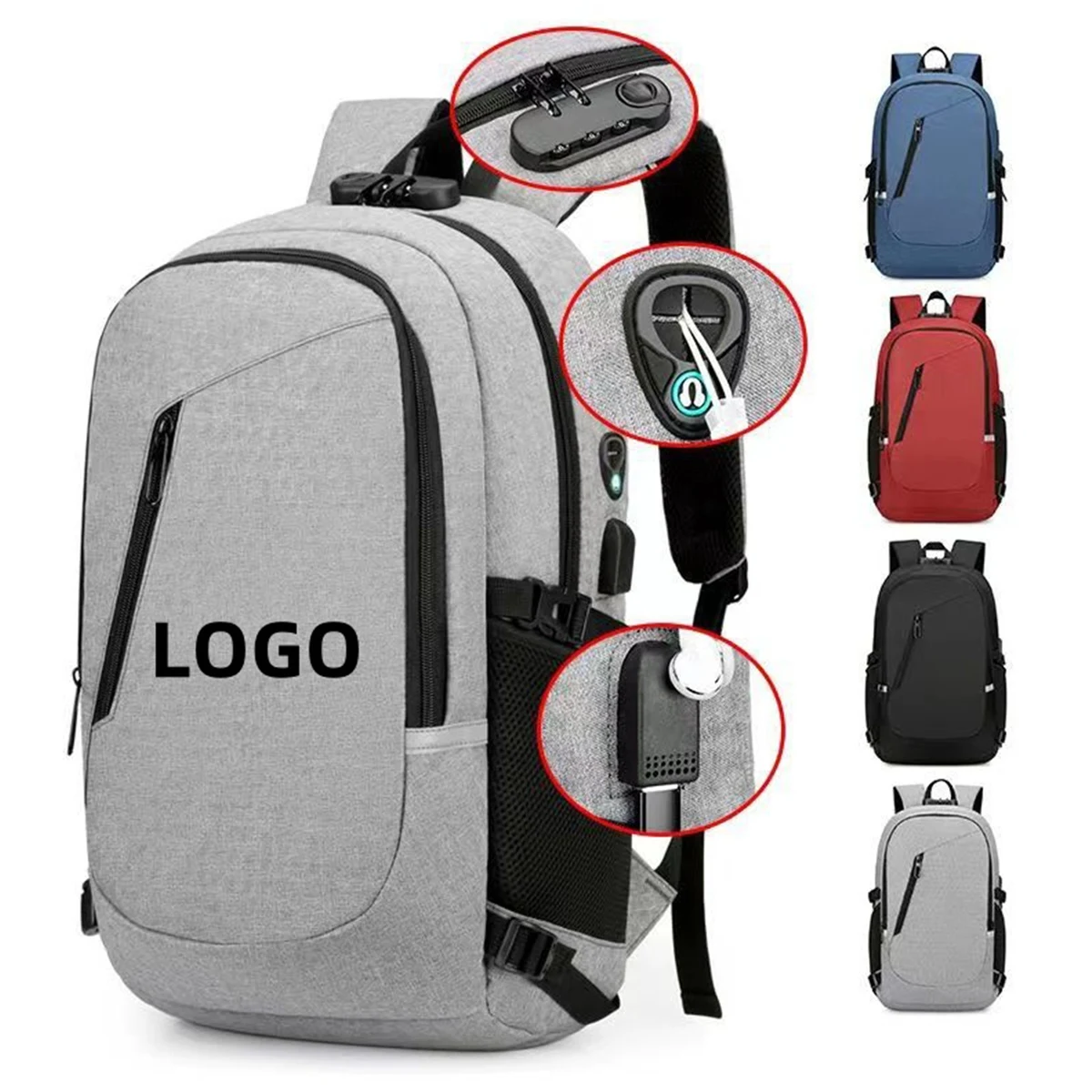 Anti Theft Work Backpack 1