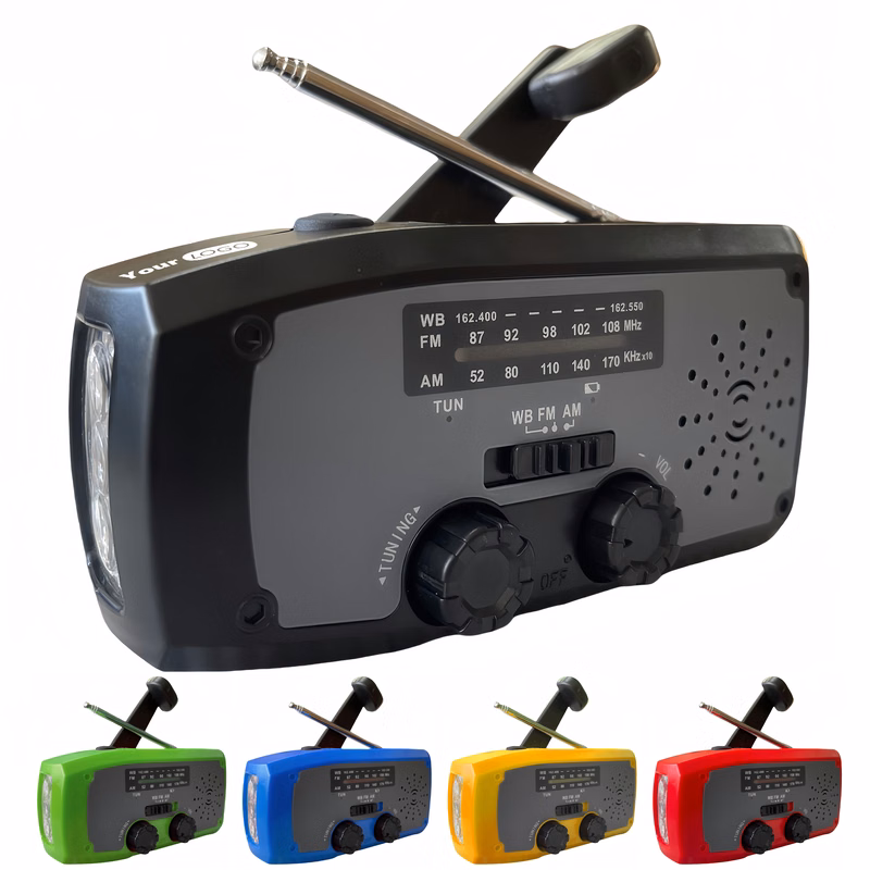 Abs Multi Functional Flashlight Emergency Radio