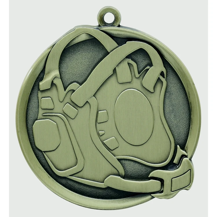 Wrestling Mega Medal, 2-1/4" 1