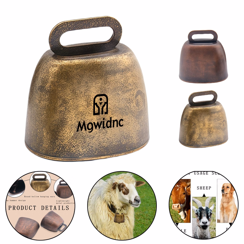 Vintage Metal Pet Bell for Livestock Anti-Lost