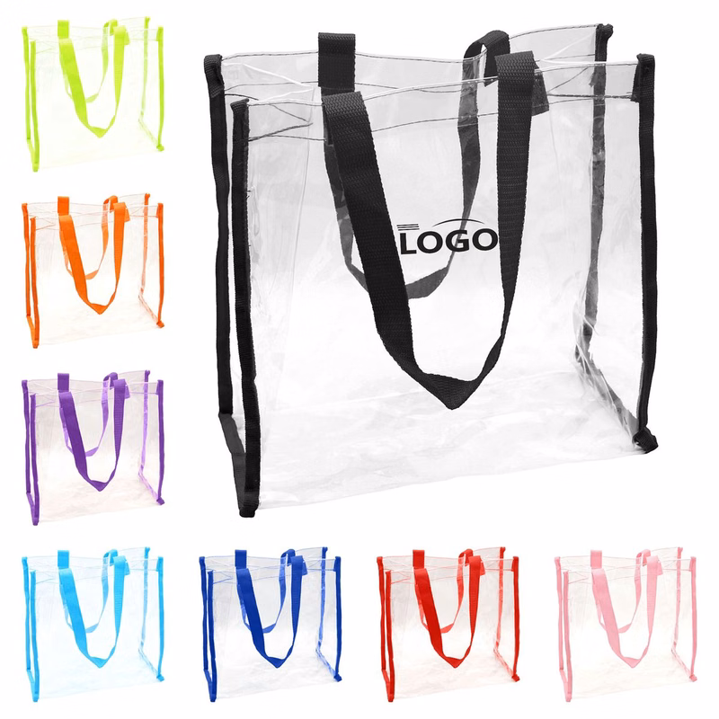 Transparent PVC Carry Tote Bag