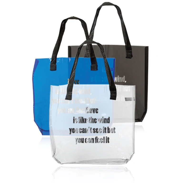 Clear Plastic Tote Bag 1
