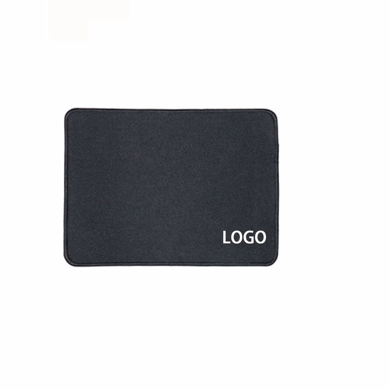 Stitched Edge Mouse Pad All Black Color