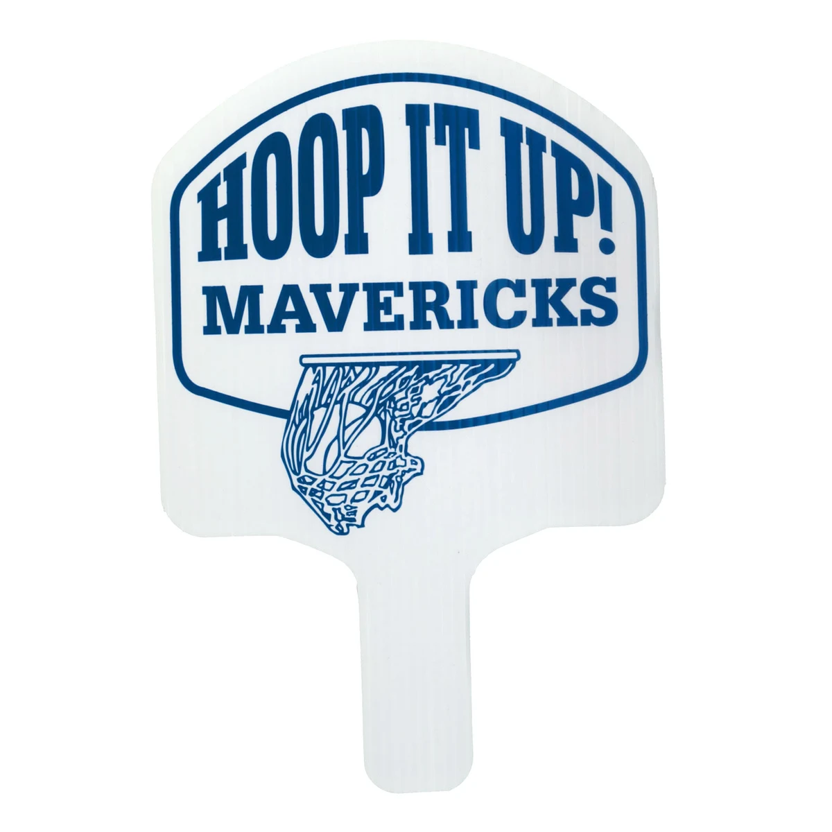Basketball Backboard Shape Hand Fan, Screen Printed 1