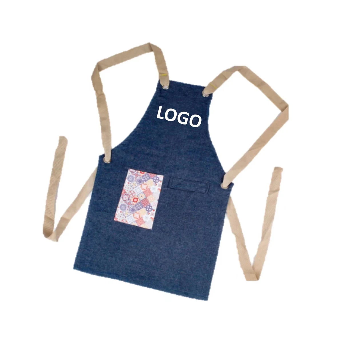 Cotton Denim Bib Apron 1