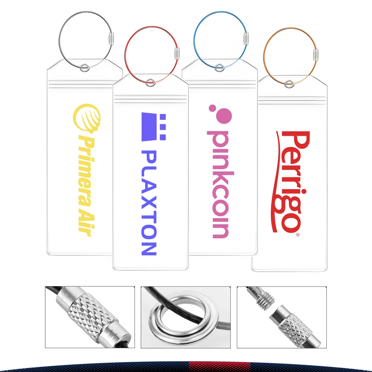 Transparent PVC Luggage Tag 1