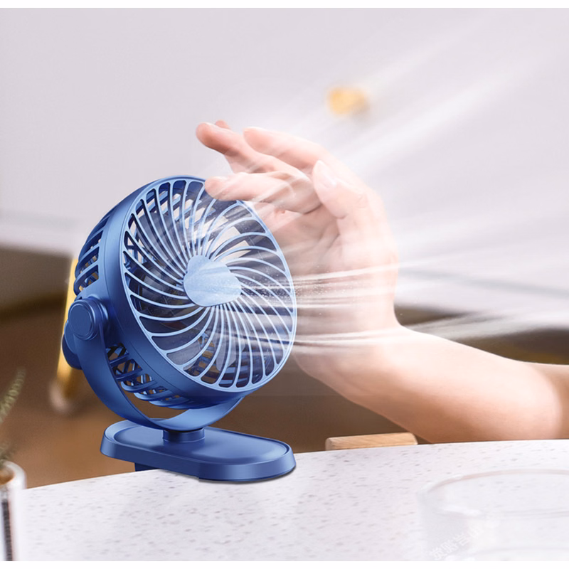 Portable USB Rechargeable Clip On Fan