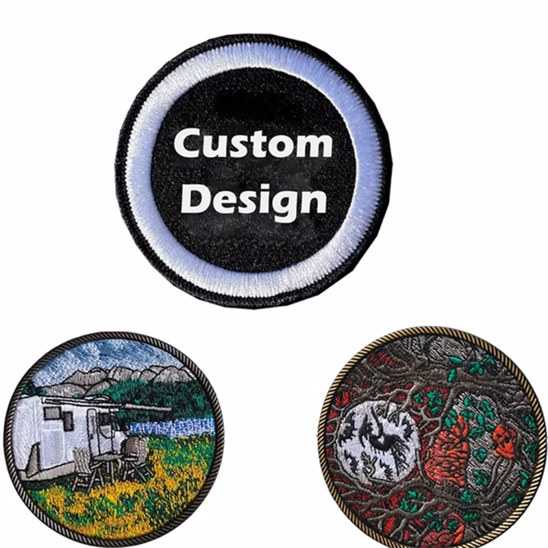 2.5" Full Color Embroidery Patch With Iron On Back