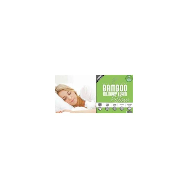 Bamboo Infused Pillows - Standard 2 Pack 1