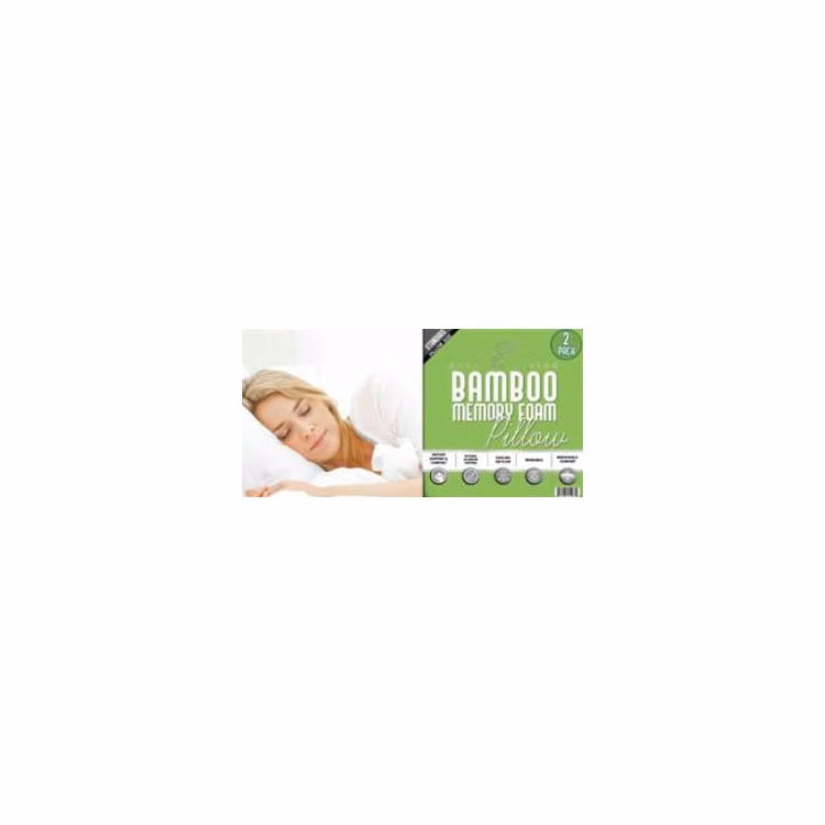 Bamboo Infused Pillows - Standard 2 Pack