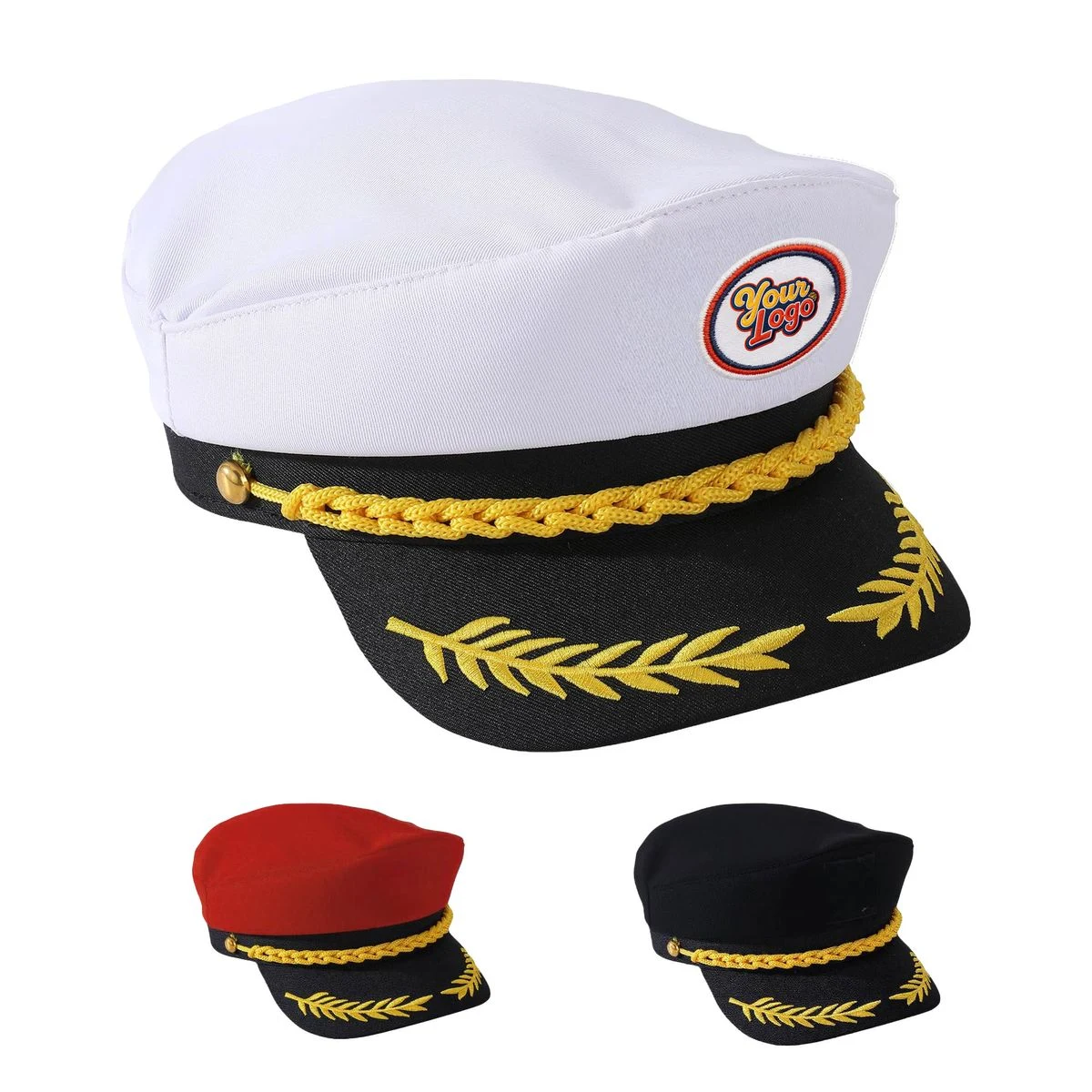 Nautical Captain Hat Yacht Boating Skipper Cap 1