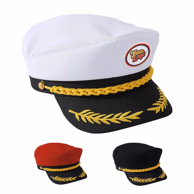 Nautical Captain Hat Yacht Boating Skipper Cap