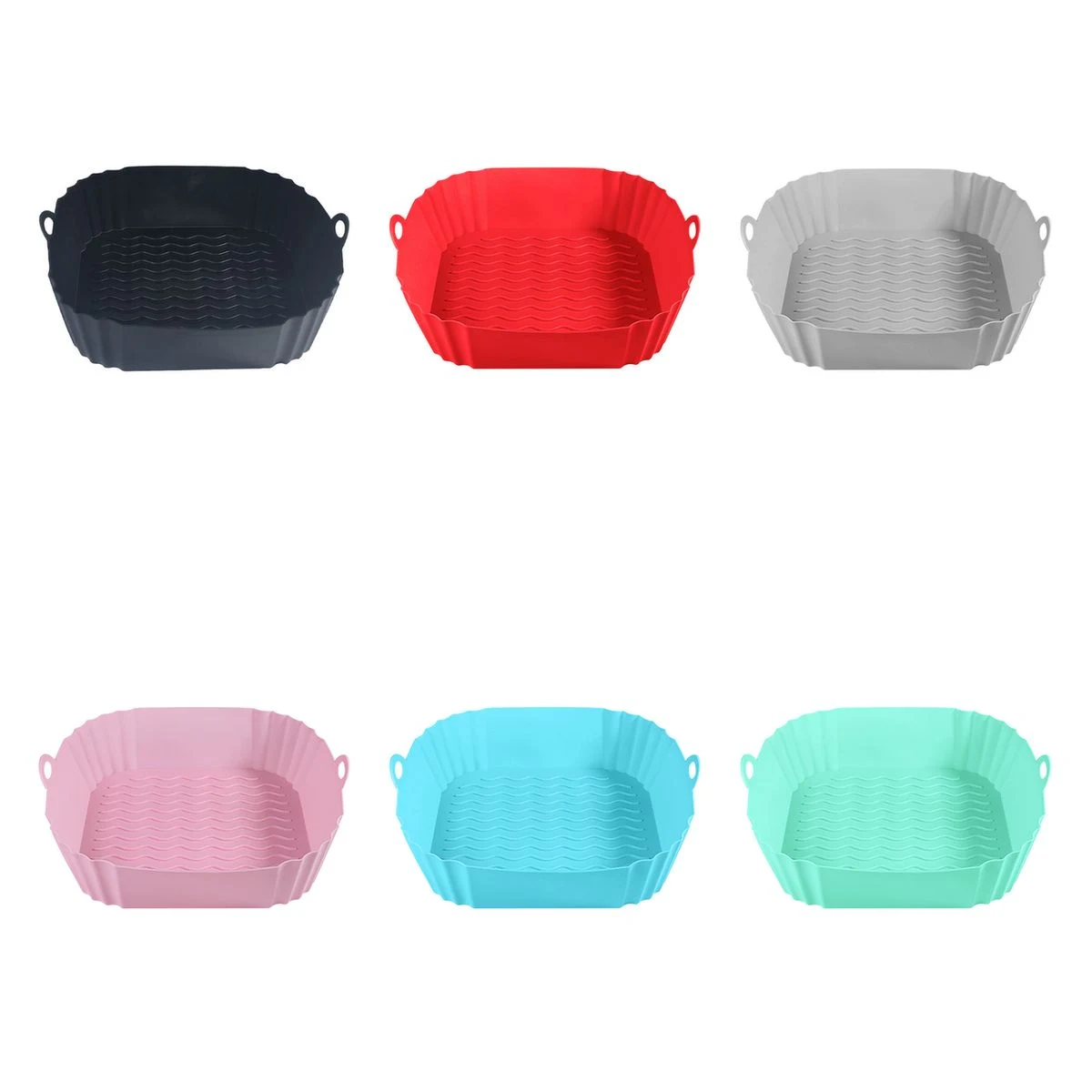 Textured Silicone Fryer Basket Protector 1