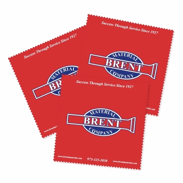 Custom Full Color Microfiber Cleaning Cloth 6"x 6"
