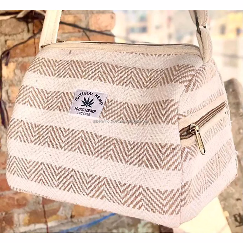Custom Hemp Tote Travel Bag