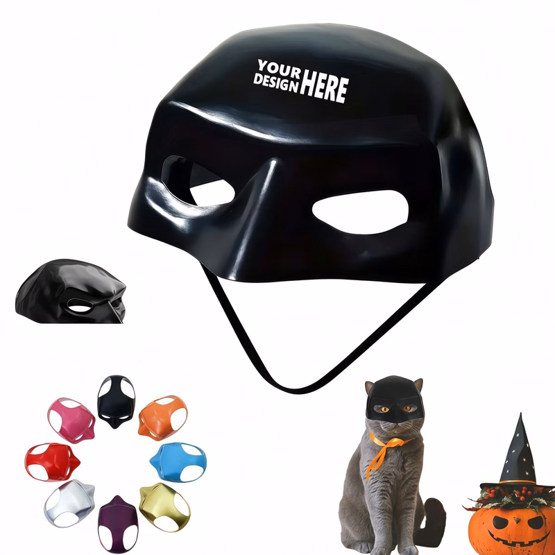 Secure-Fit Superhero Pet Mask with Adjustable Toggle