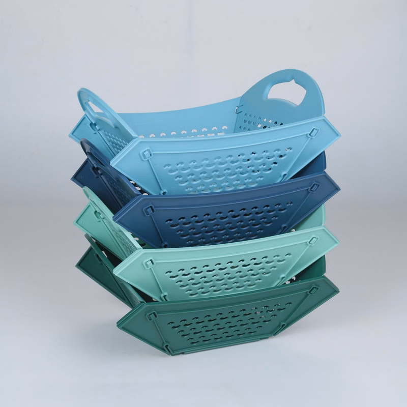 Plastic Folding Storage Basket