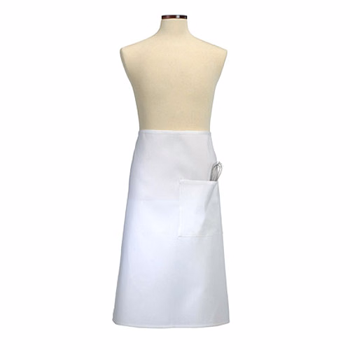 White Full Bistro Apron