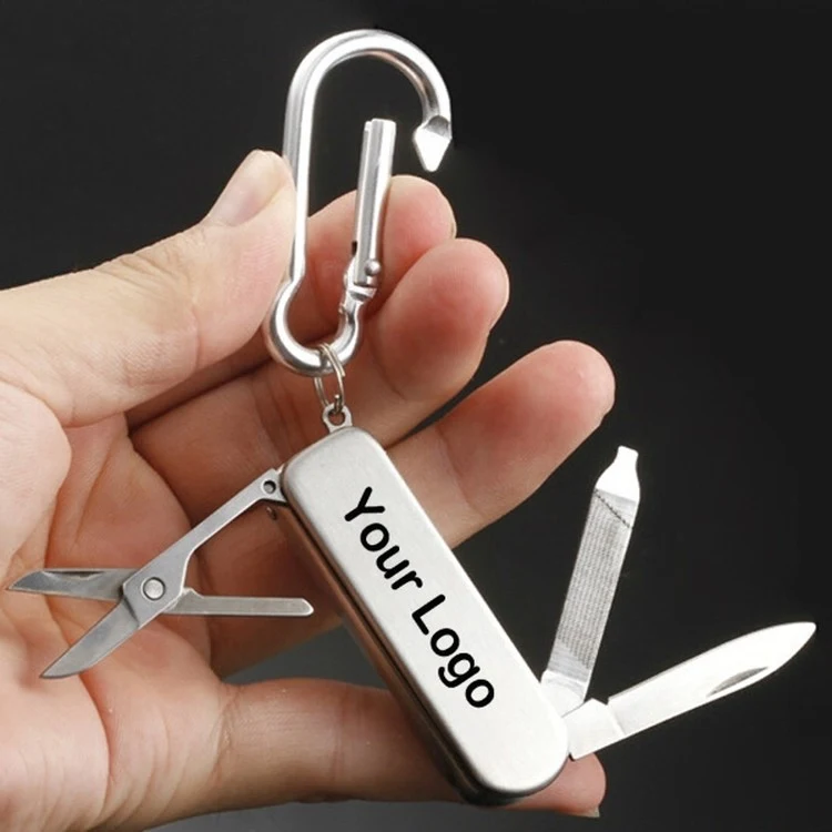 Folding Nail Scissors With Keychain 1
