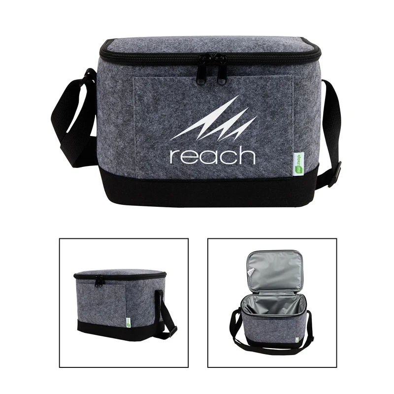 Echo RPET Felt 9-Can Lunch Cooler 1