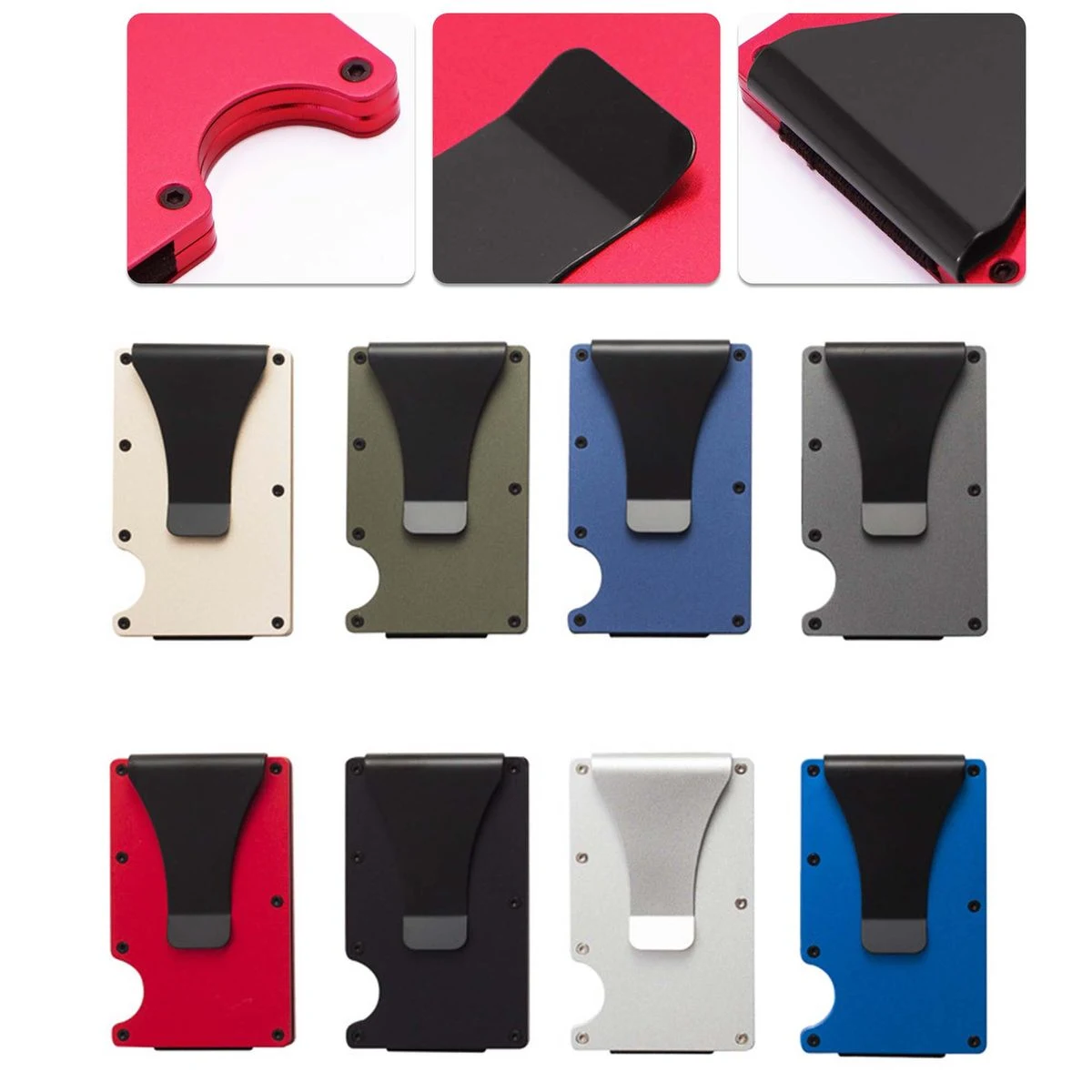 Portable Metal Wallets Card Holder 1