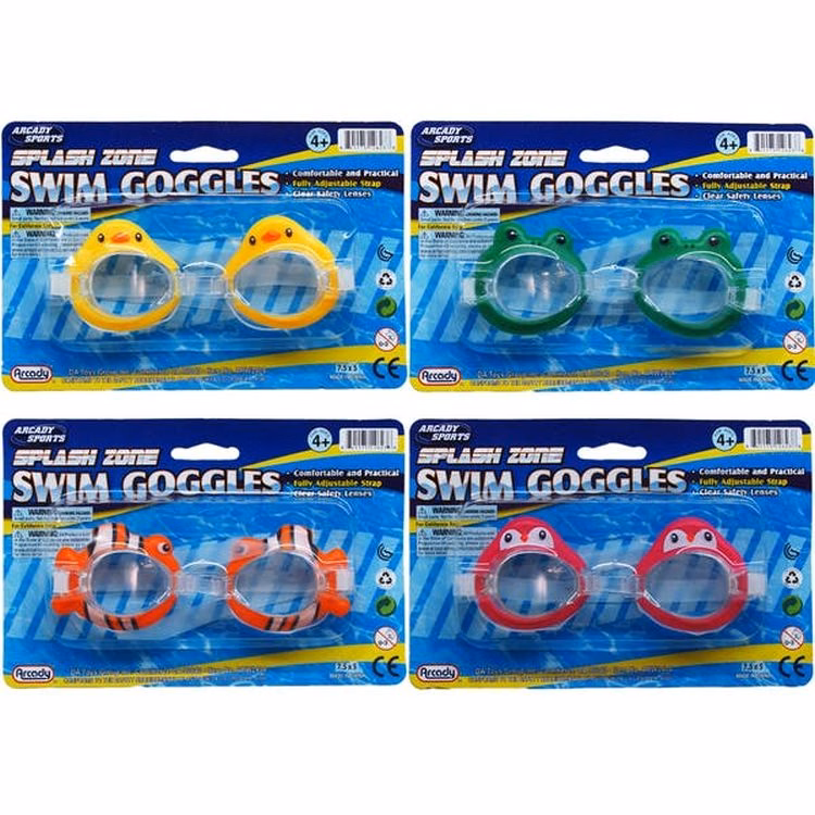 Splash Zone Swim Goggles Assorted Designs