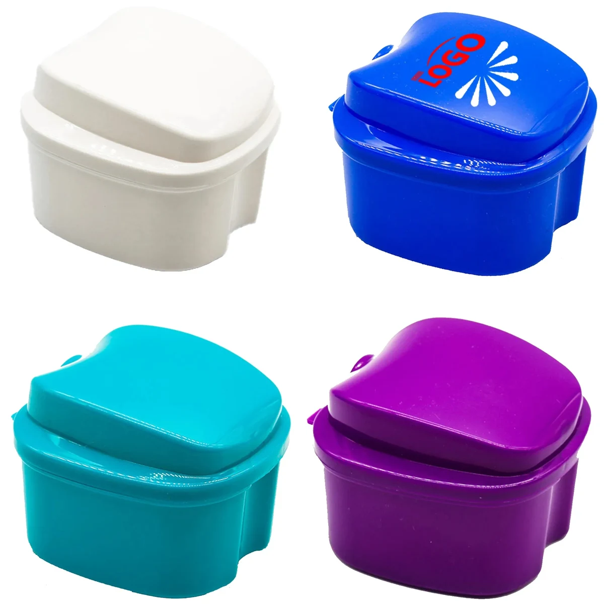 Denture Bath Case Cup Box Holder 1