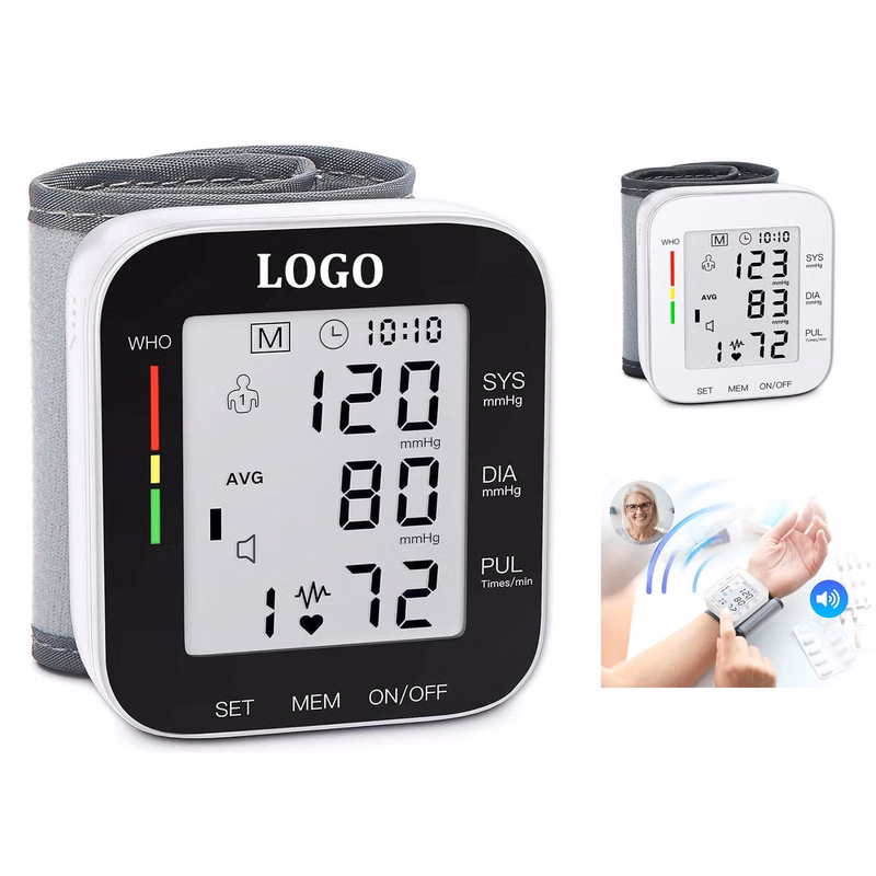Wrist Blood Pressure Monitor Bp Monitor Large LCD