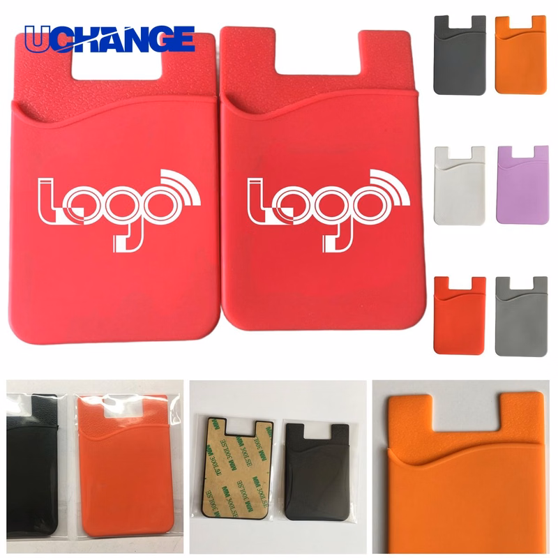 Vibrant Silicone Adhesive Card Holder