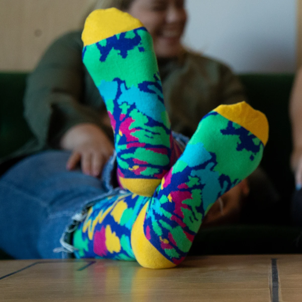 Crew Barista Socks - Energizing Comfort for Coffee Connoisseurs - American Made 1