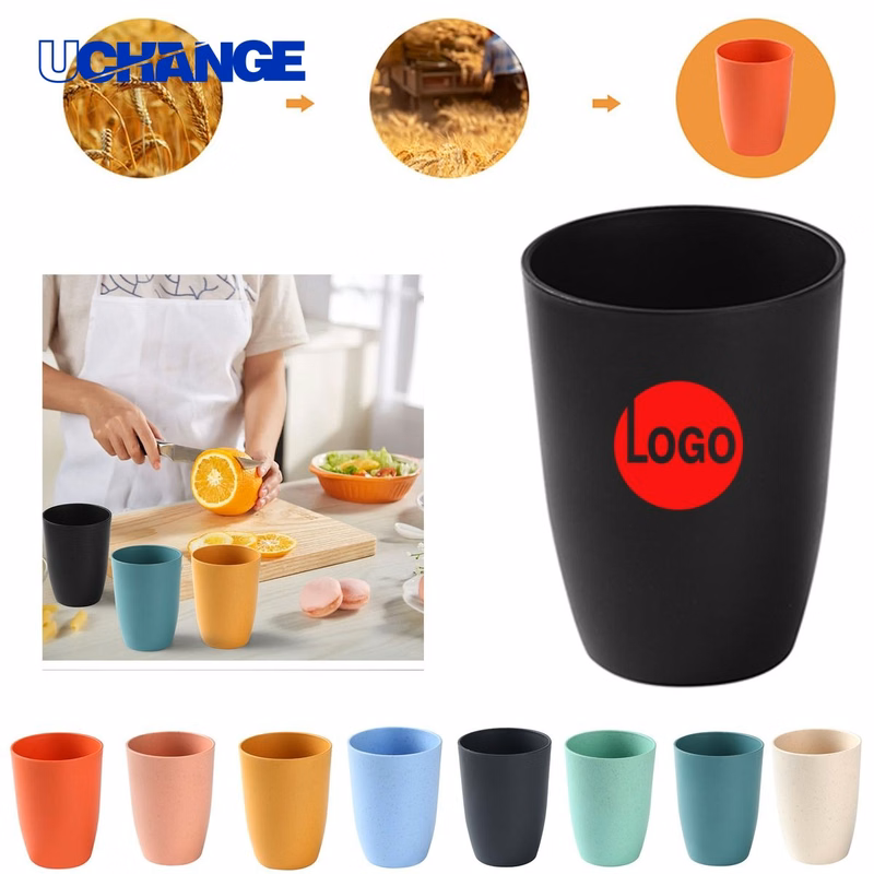 Drop-Proof Wheat Straw Eco-Friendly Cup Container