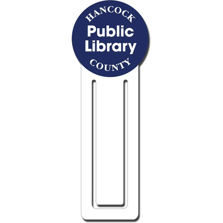 Circle Top Clip Bookmark (Spot Color) 1