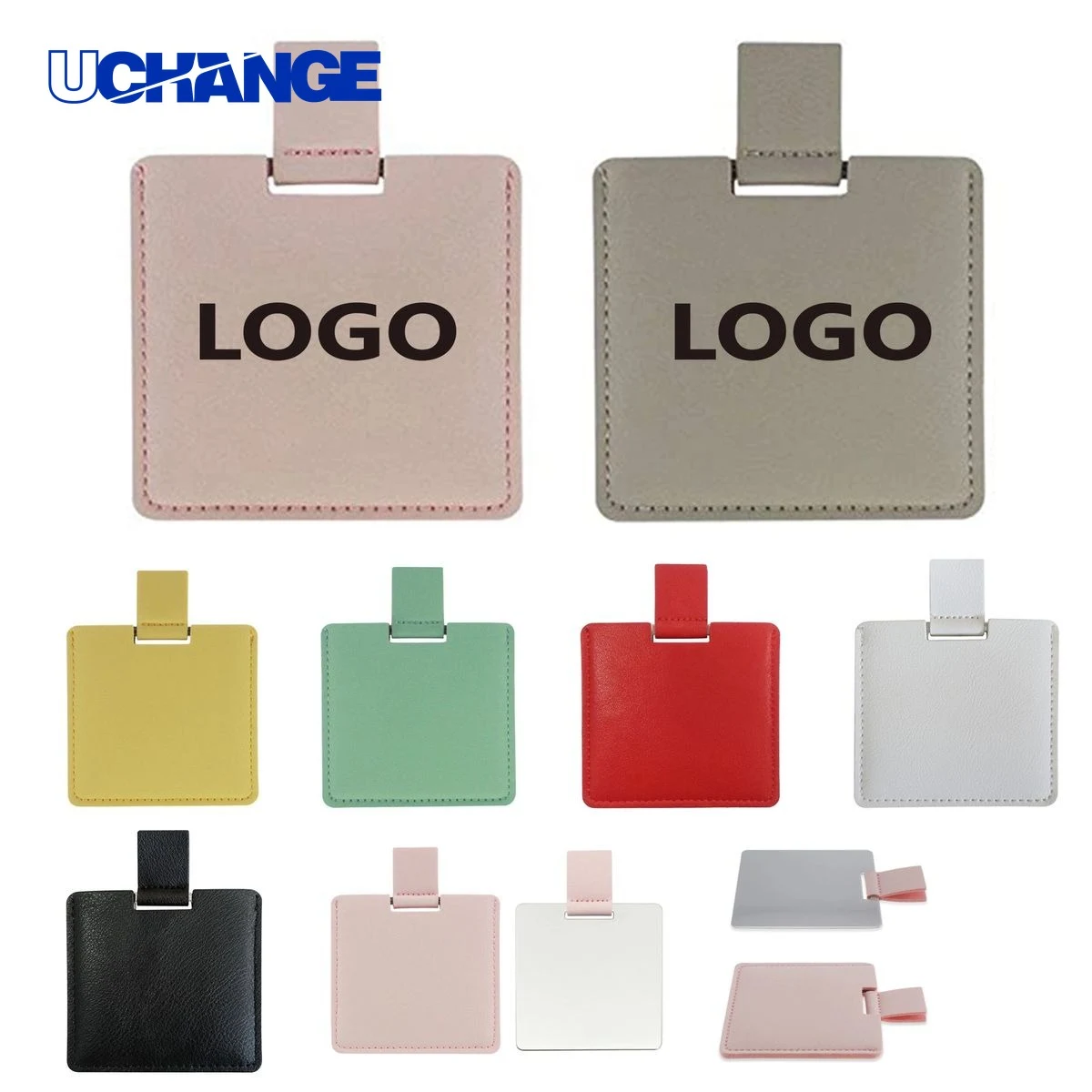 Stainless Steel Compact Mirror Case 1