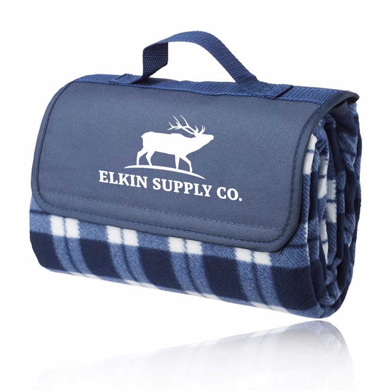 Montclair Roll-Up Picnic Blanket (1 Color Imprint)