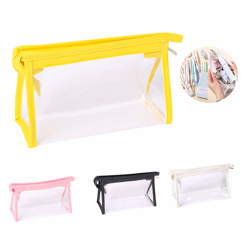 PVC Transparent Large Capacity Pencil Bag