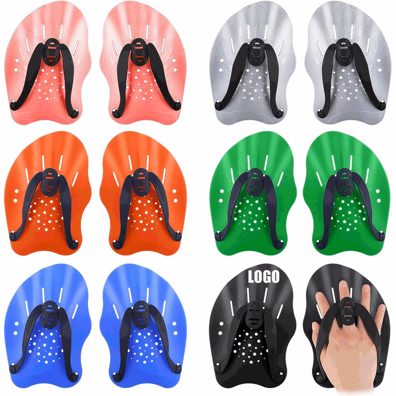 Swim Paddles / Swim Training Hand Paddles with Adjustable Straps