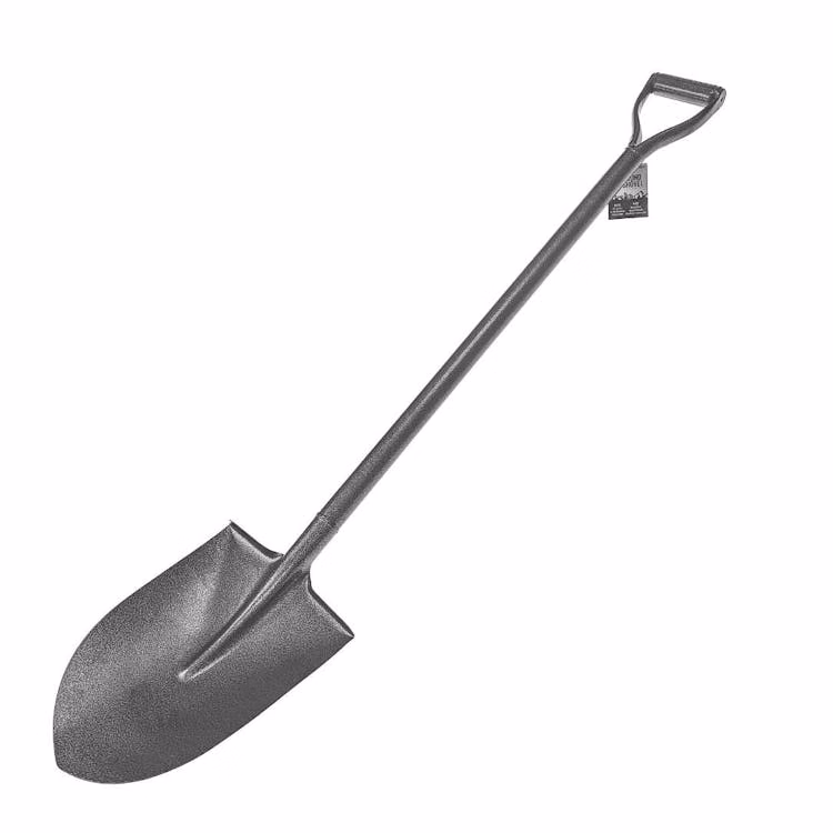 Metal Round Head Shovel - 48"