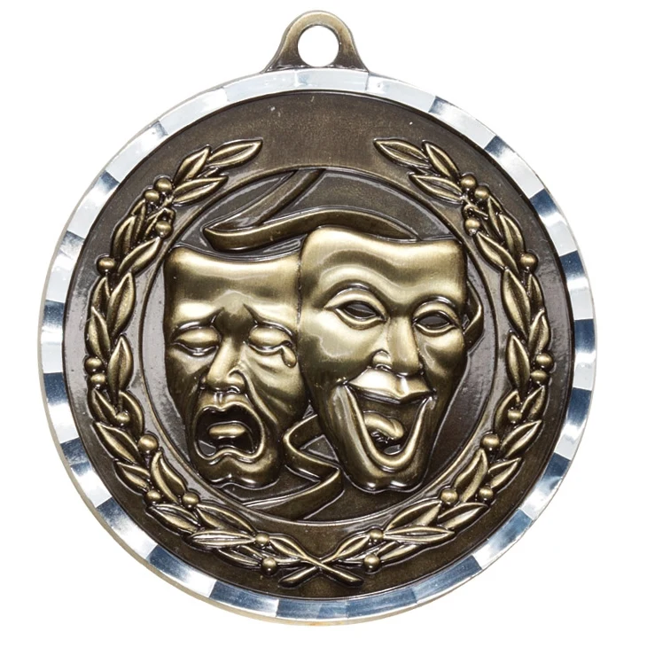 2" Drama Diamond Cut Medal 1