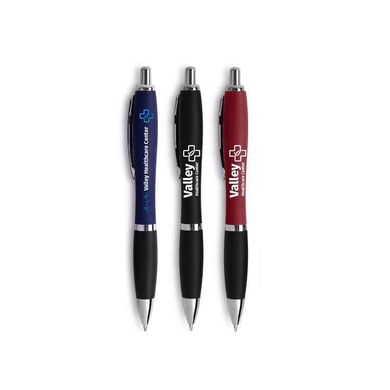 Basset Satin Soft Touch Click Pen