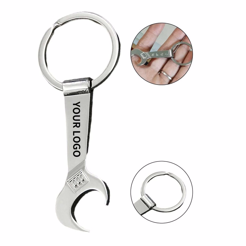 Durable Metal Bottle Opener in Wrench Design