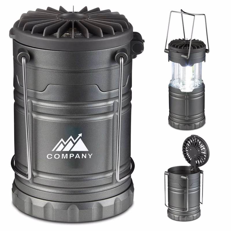 Rechargeable Dual Camping Lantern Fan