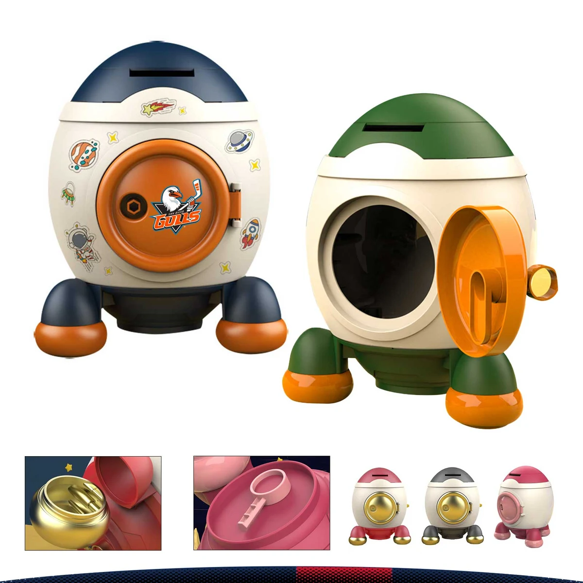 Rocket Piggy Bank 1
