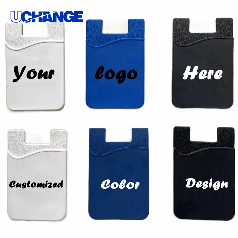 Silicone Cell Phone Wallet Card Holder