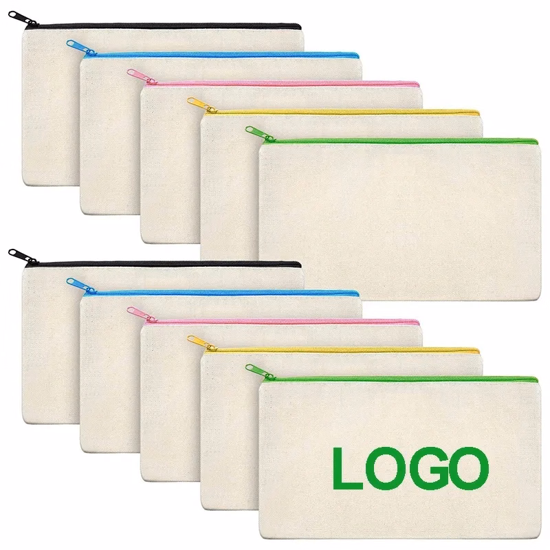 Cotton Canvas Zipper Bags