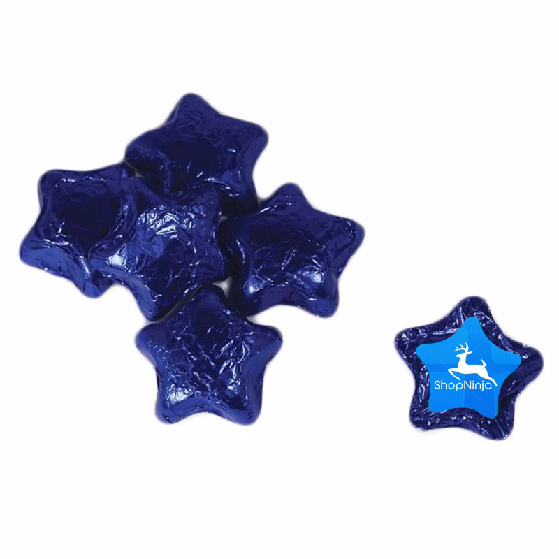 Custom-Wrapped Star-Shaped Chocolates